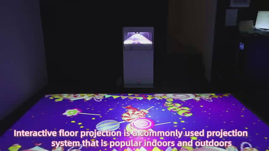 Portable floor projection
